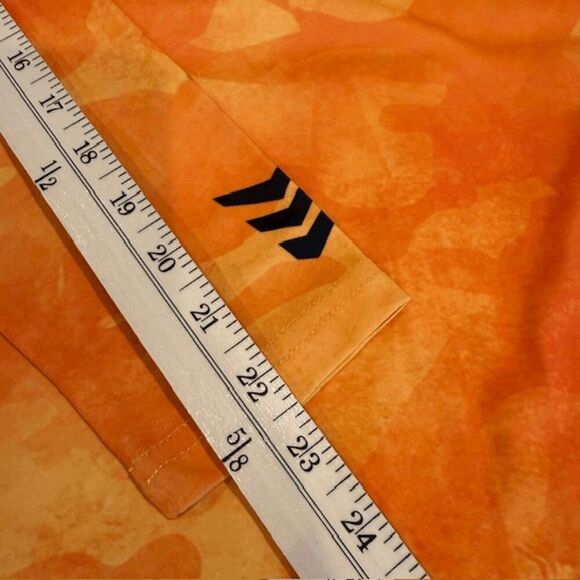 Gillz Sun Orange Men's Contender Series Long Sleeve UV Fishing Tee Size Small - Picture 11 of 12